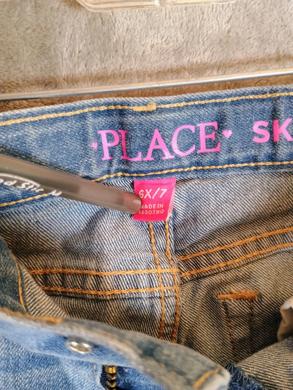 The Children's Place Light Blue Girls' Skinny Jeans 6X/7